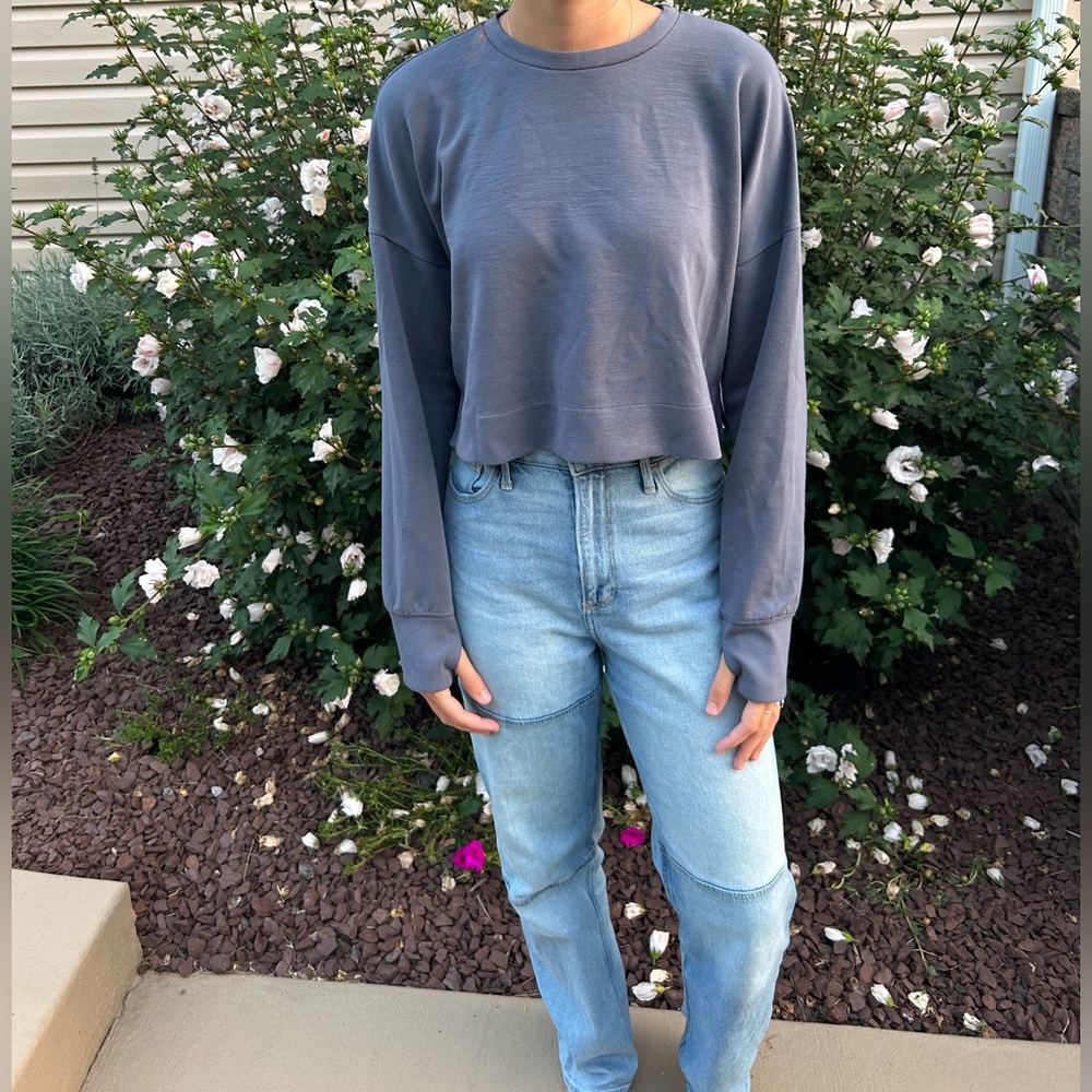Anthro crop long sleeve